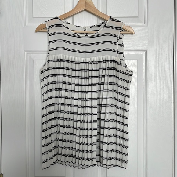 F&F pleated striped tank top - Picture 1 of 8